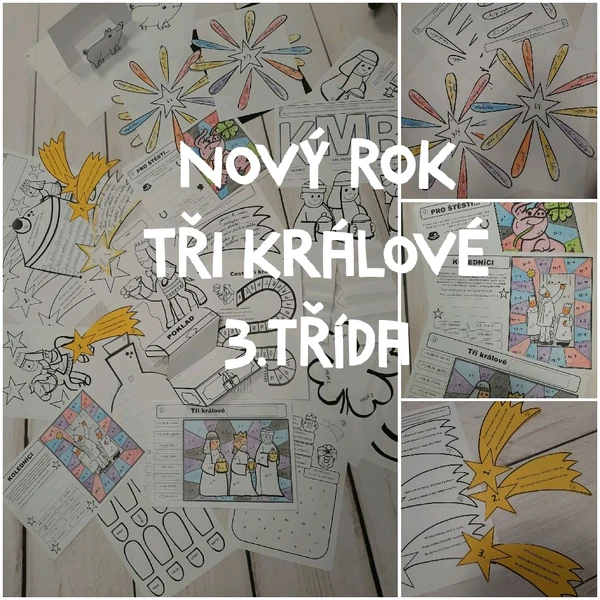 Tři králové. Nový rok. 3. třída