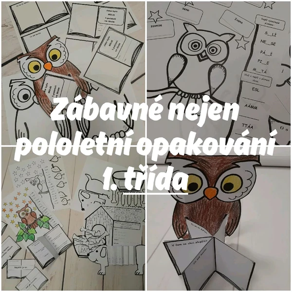 Zábavné nejen pololetní opakování a zhodnocení 1. třída