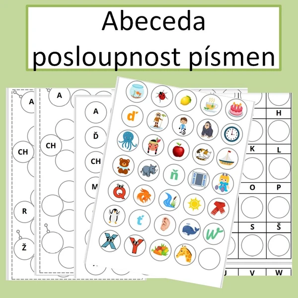 Abeceda - posloupnost písmen