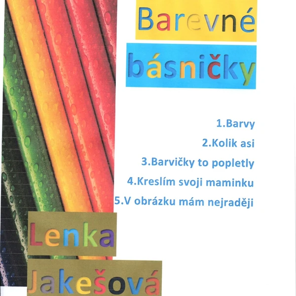 Výukový materiál Barevné básničky