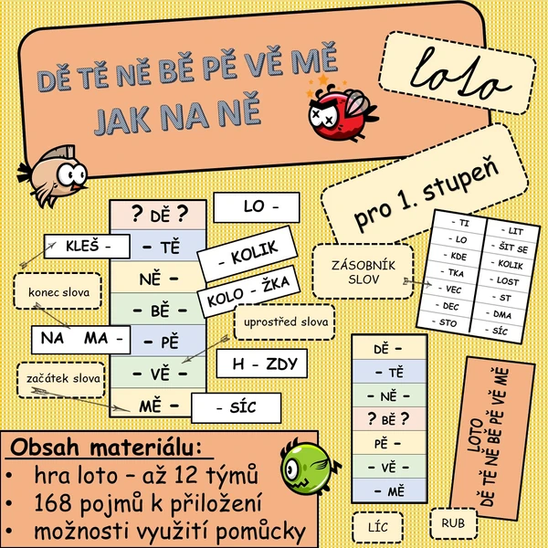 DĚ TĚ NĚ BĚ PĚ VĚ MĚ - LOTO