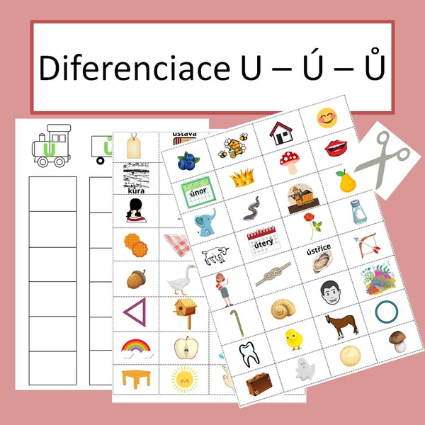 Diferenciace U - Ú - Ů