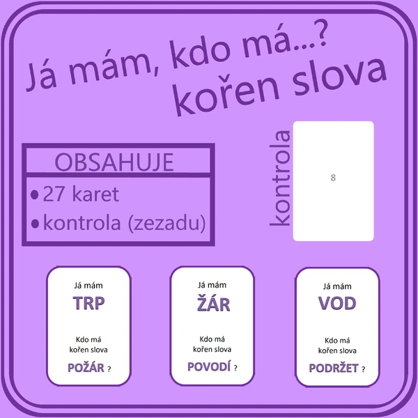Já mám, kdo má…? Kořen slova