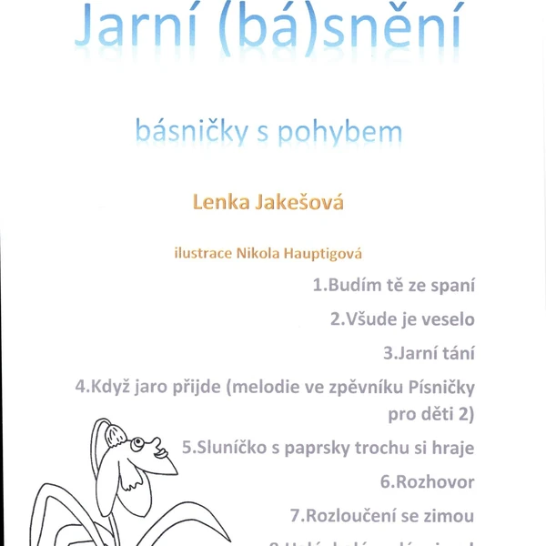 Výukový materiál Jarní (bá)snění