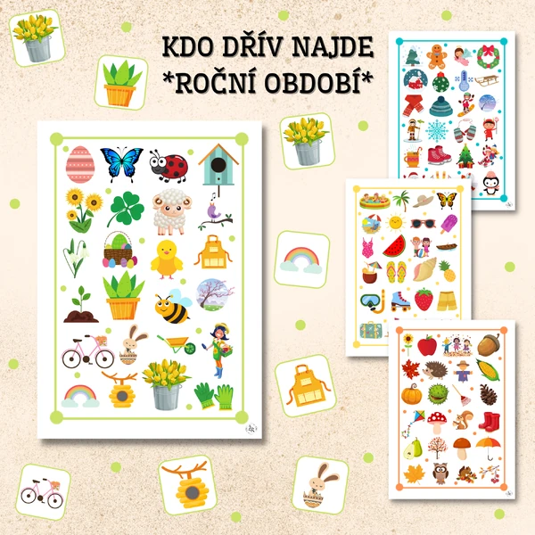 KDO DŘÍV NAJDE - ROČNÍ OBDOBÍ 