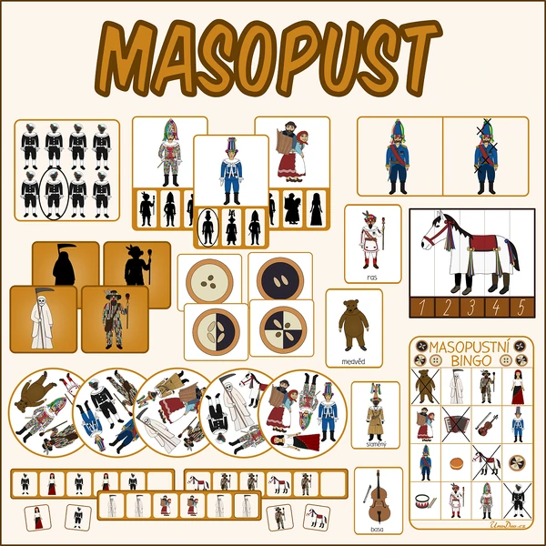Masopust - Sada aktivit