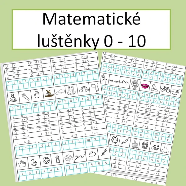 Matematické luštěnky 1-10