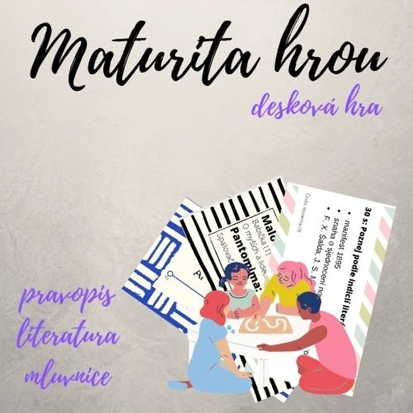 Desková hra do hodin českého jazyka: opakování (nejen) k maturitě