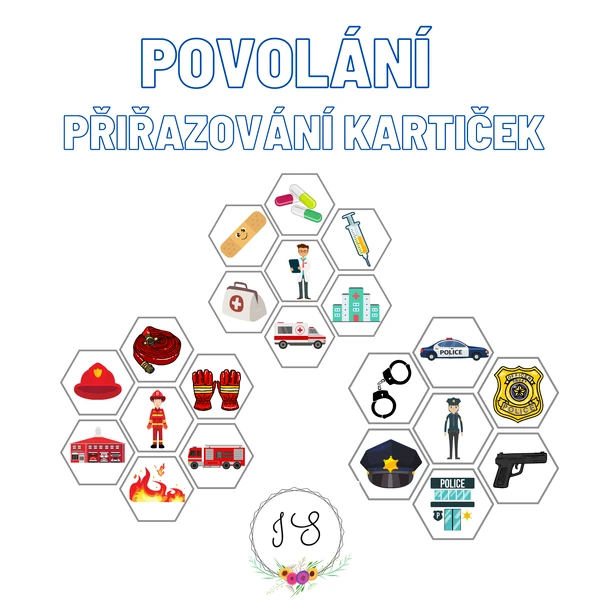 Povolání - přiřazování kartiček