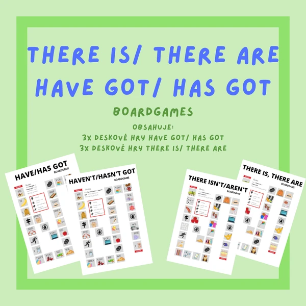 English Boardgames - There is, Have got