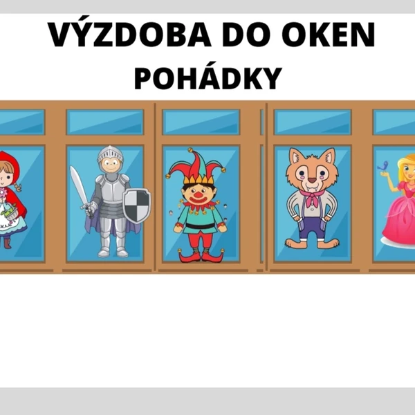Výzdoba do oken POHÁDKY