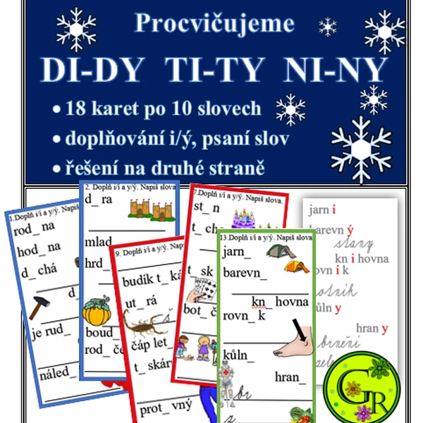 Procvičujeme  DI-DY  TI-TY  NI-NY