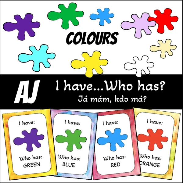 I have...Who has? Já mám, kdo má - Colours