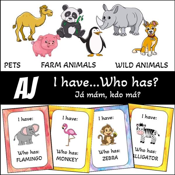 I have...Who has? Já mám, kdo má - animals