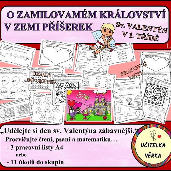 O ZAMILOVANÉM KRÁLOVSTVÍ V ZEMI PŘÍŠEREK - Sv. Valentýn v 1. třídě
