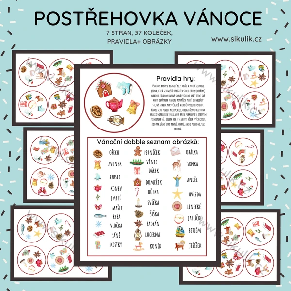 VÁNOČNÍ POSTŘEHOVKA