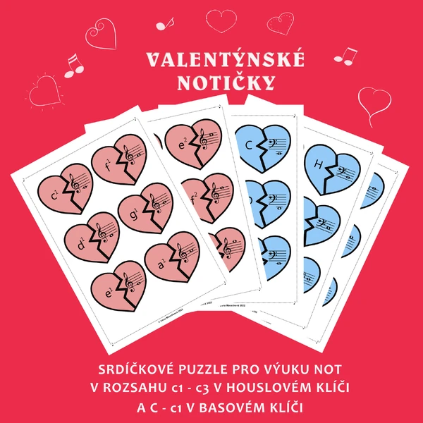 Valentýnské notičky