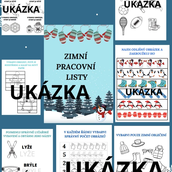 ZIMNÍ PRACOVNÍ LISTY