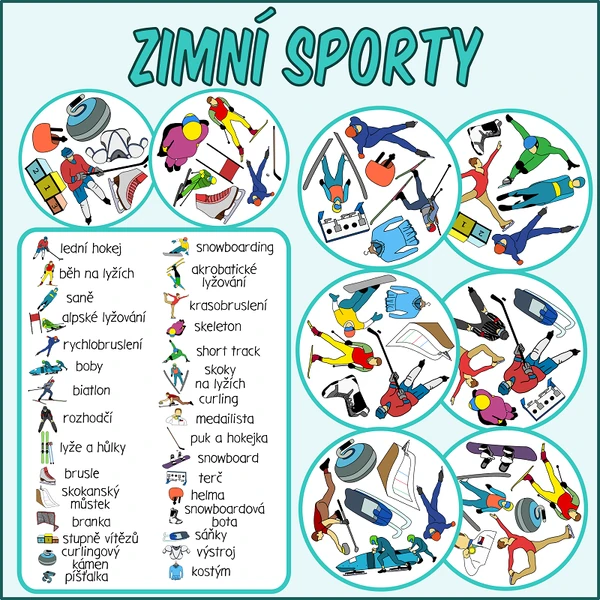 Postřehovka - Zimní sporty