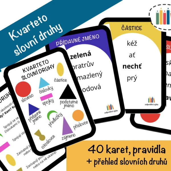 kvarteto - slovní druhy