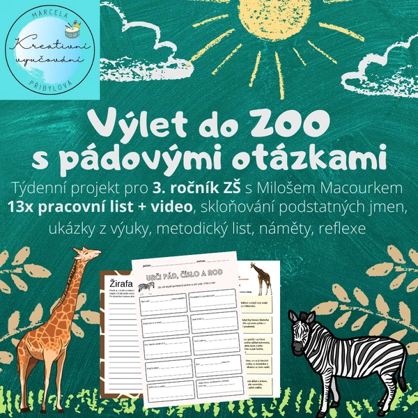 Výlet do ZOO s pádovými otázkami