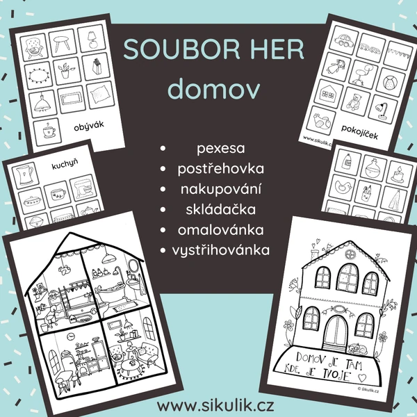 Soubor Her Na Téma Domov