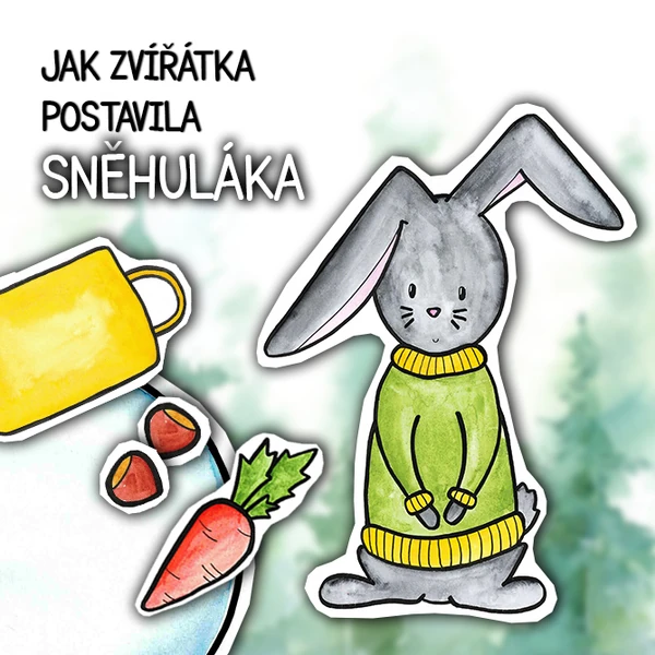 Pohádka k dramatizaci - Jak zvířátka postavila sněhuláka