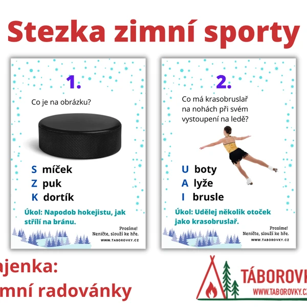 Stezka - zimní sporty