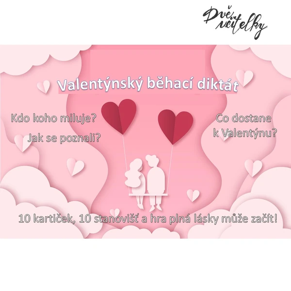 Valentýnský běhací diktát