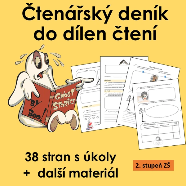 Čtenářský deník - do čtenářských dílen, 2. stupeň ZŠ