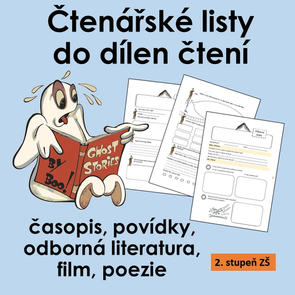 Čtenářské listy - odborná kniha, časopis, film, povídky