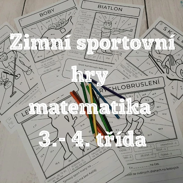 Zimní sportovní hry - matematika 3. - 4.  třída