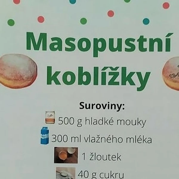 Recept na koblížky