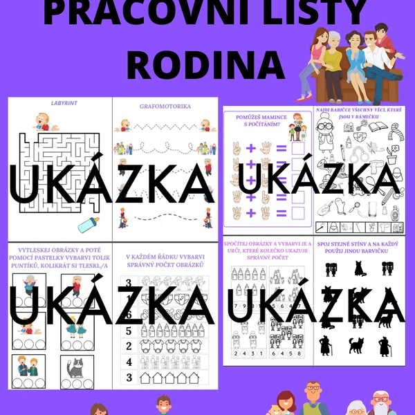 PRACOVNÍ LISTY RODINA