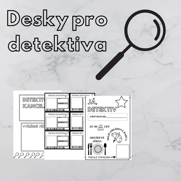 Desky pro detektiva