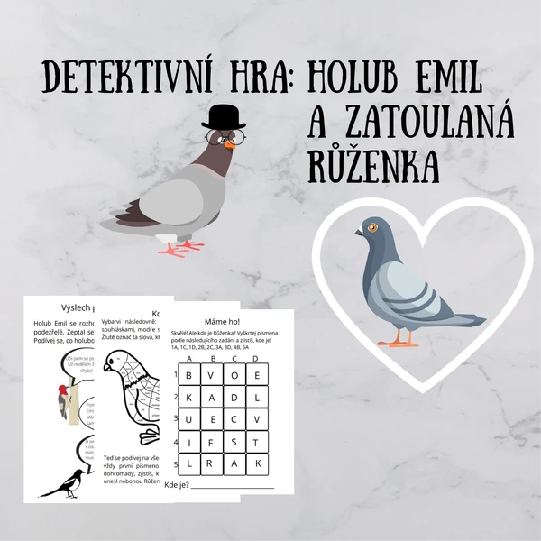 Detektivka:Holub Emil a zatoulaná Růženka
