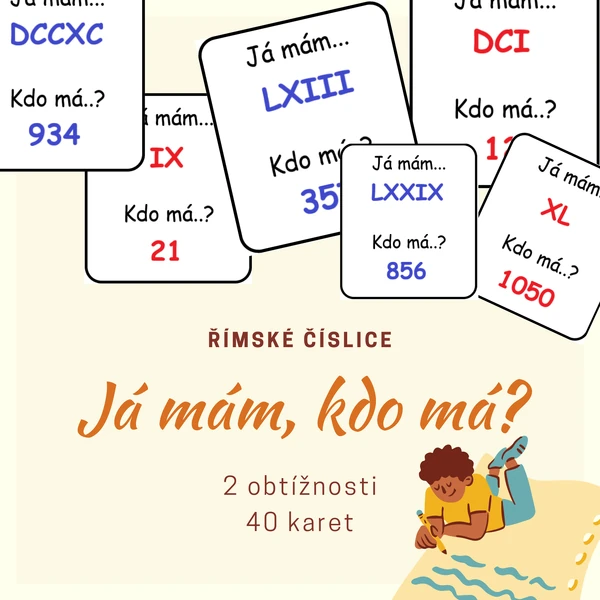 Já mám, kdo má? Římské číslice
