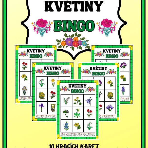 KVĚTINY - BINGO