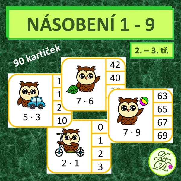 Násobení 1-9