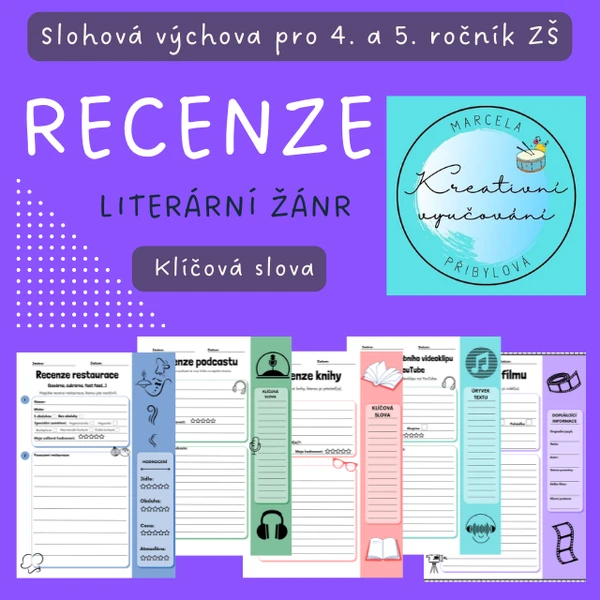 Recenze - literární žánr