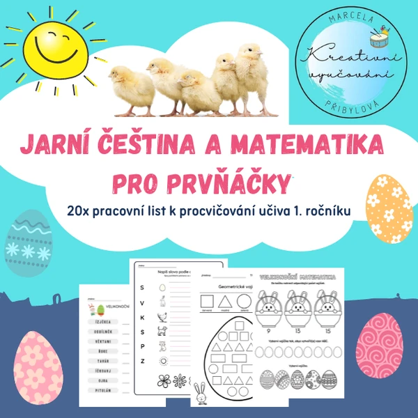 Jarní čeština a matematika pro prvňáčky