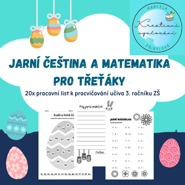 Jarní čeština a matematika pro třeťáky