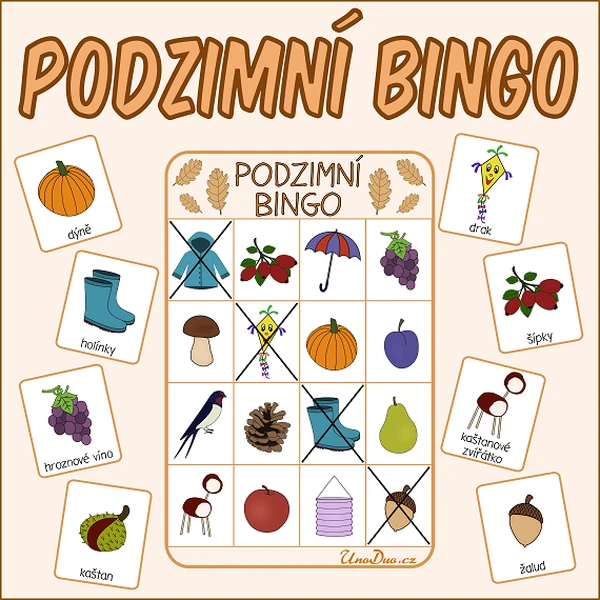 Podzim - Bingo