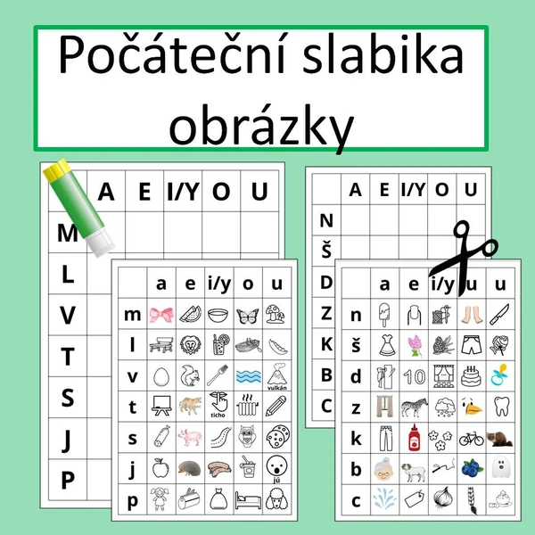 Počáteční slabika - obrázky