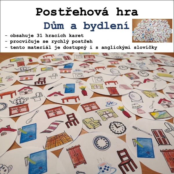 Postřehová hra - Dům a bydlení