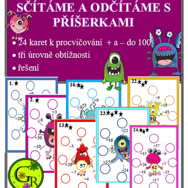 SČÍTÁNÍ A ODČÍTÁNÍ S PŘÍŠERKAMI