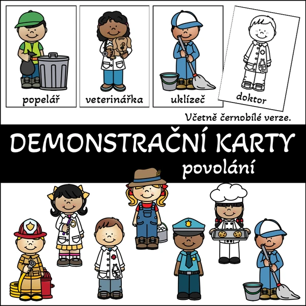 Demonstrační karty - povolání