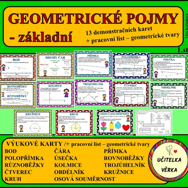 GEOMETRICKÉ POJMY - základní