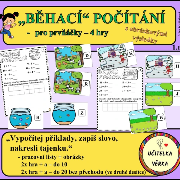 BĚHACÍ POČÍTÁNÍ PRO PRVŇÁČKY