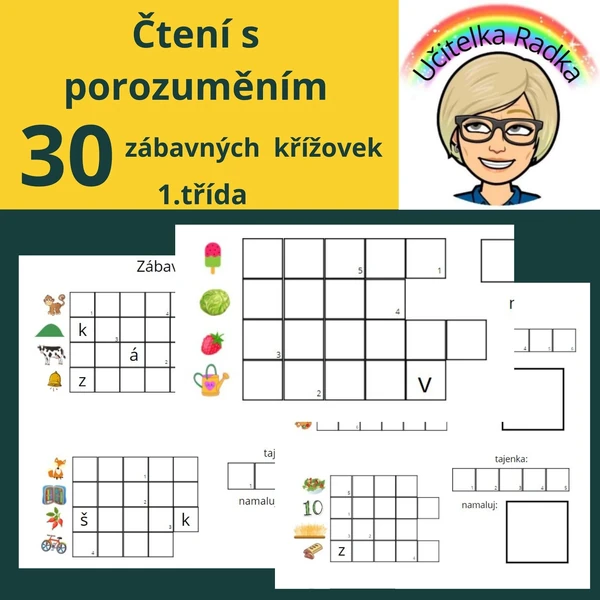 Zábavné křížovky - 1.třída
